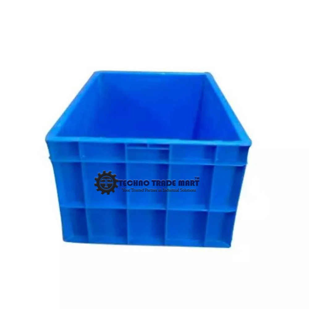 Plastic Blue Crate Supreme 600x400x325mm 66L,SCL-604032